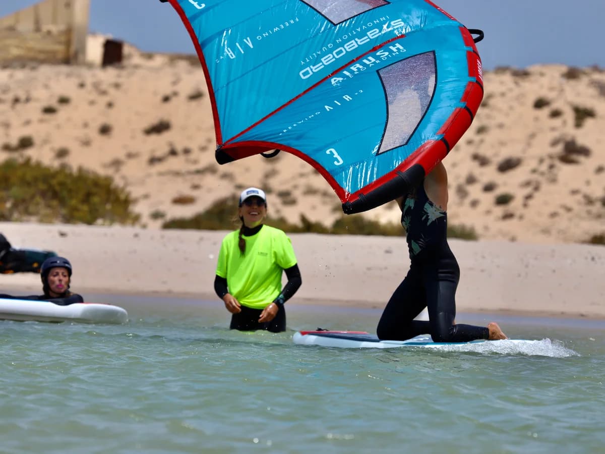 Freewing Morocco wingfoil and kitesurf school surf camp